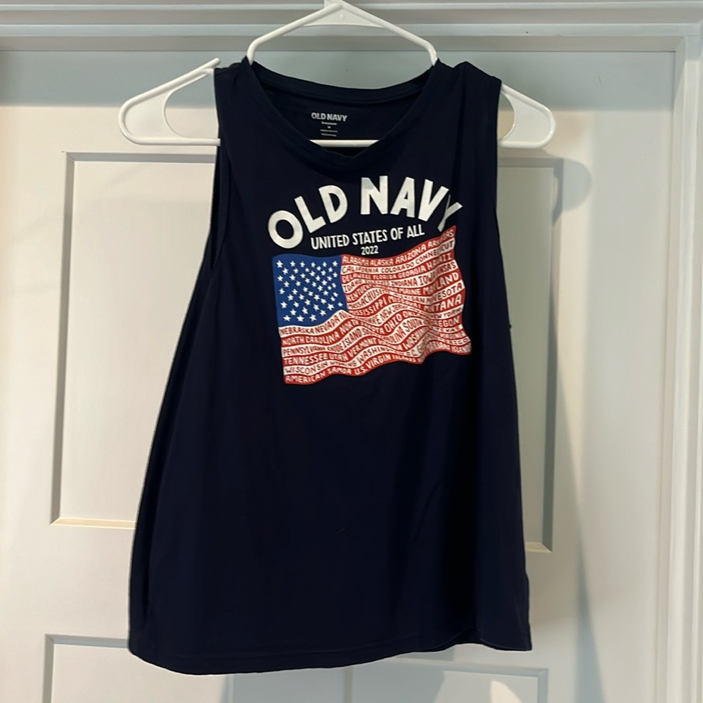 Womens medium only navy tank